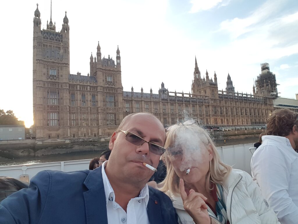 smoking area